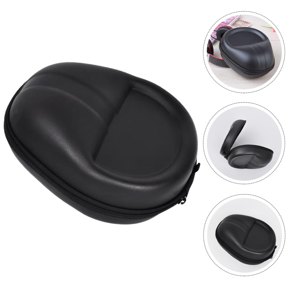 Gadpiparty 3piezas Estuche Protector para Auriculares Bolsa De Almacenamiento Portátil Cierre De Cremallera Organizador De Accesorios Digitales Compacto y Duradero