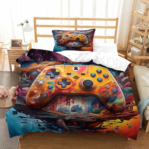 Housses de couettes premium volcan 3D en microfibre haut de gamme pour lit single