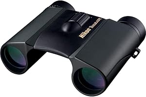 Trailblazer 8x25 ATB Black Binoculars 8218 | Waterproof, Fogproof, Dual-hinge design, Compact...