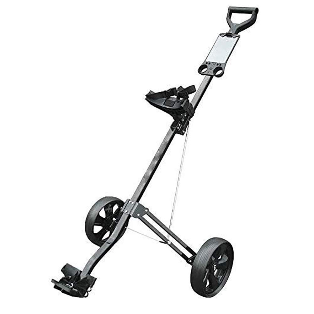 Buy Golf Trolley Golf Push Carts 2 Wheels Push Pull Golf Cart Trolley