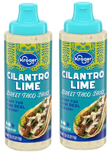 Medium Cilantro Lime Street Taco Sauce (2 Bottles, 7.5 fl. oz. Each)