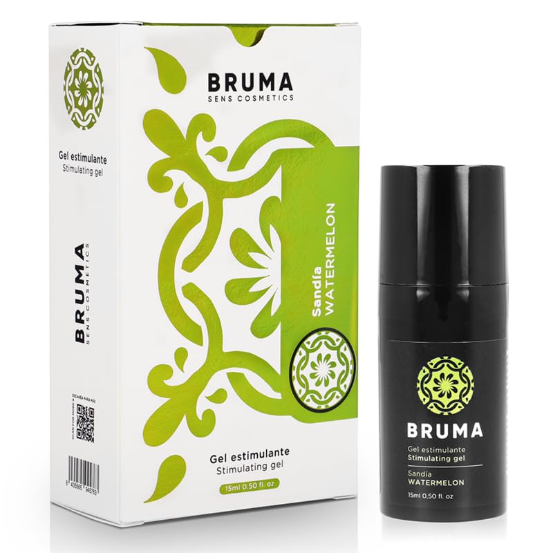 Bruma Gel Lubricante Estimulante | Gel Íntimo de 15ml | Ultra Deslizante, Suave y Duradero | Intensifica el Placer Sexual y el Juego Previo - Sandía