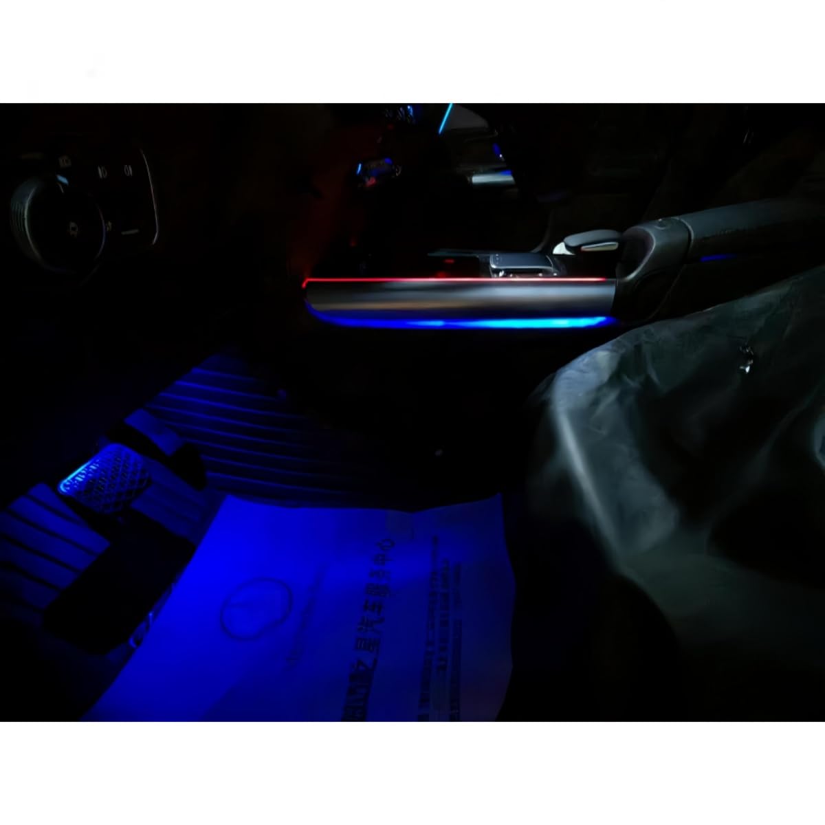 do Mercedes Benz GLA W247 2019-2025 LED 64-kolorowe światło ambientowe przednie i tylne podświetlane wiatry Atmosphere wewnętrzna modyfikacja ekranu