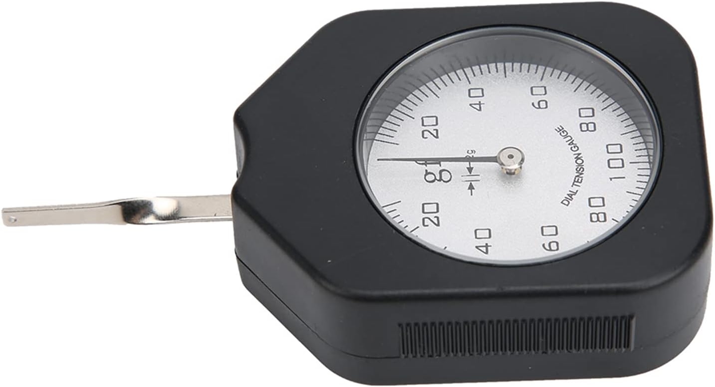 Hyuduo SEG100 Tension Meter for Relay Contact Pressure Measurement 100g Single Needle Switch Dynamometer with Streamlined Gray-Black Body