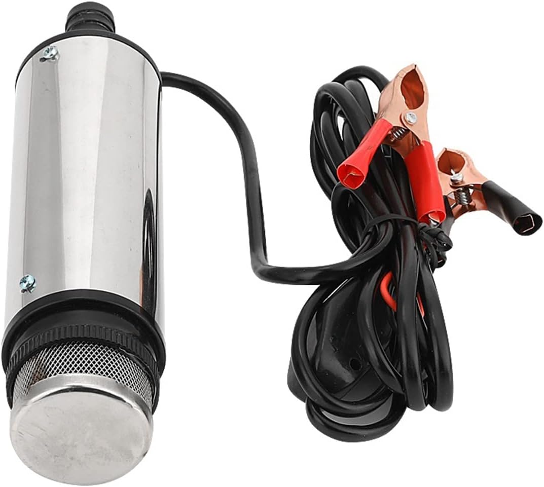 Water Pumps, Parts & Accessories 51MM 30L/min 12V Fuel Transfer Pump 24V DC Electric Submersible For Diesel Oil 12 Volt 24 V(Clip 12V)