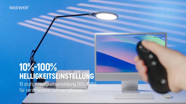 NEEWER Basics R18 Ringlamp Met Tafelstandaard/klem, Set Van 2, 3000 K 6500 K Dimbaar Volledig Scherm Led Voor Videoconferentie Streaming Telefoon Selfieopname Laptop Computer 2927460602