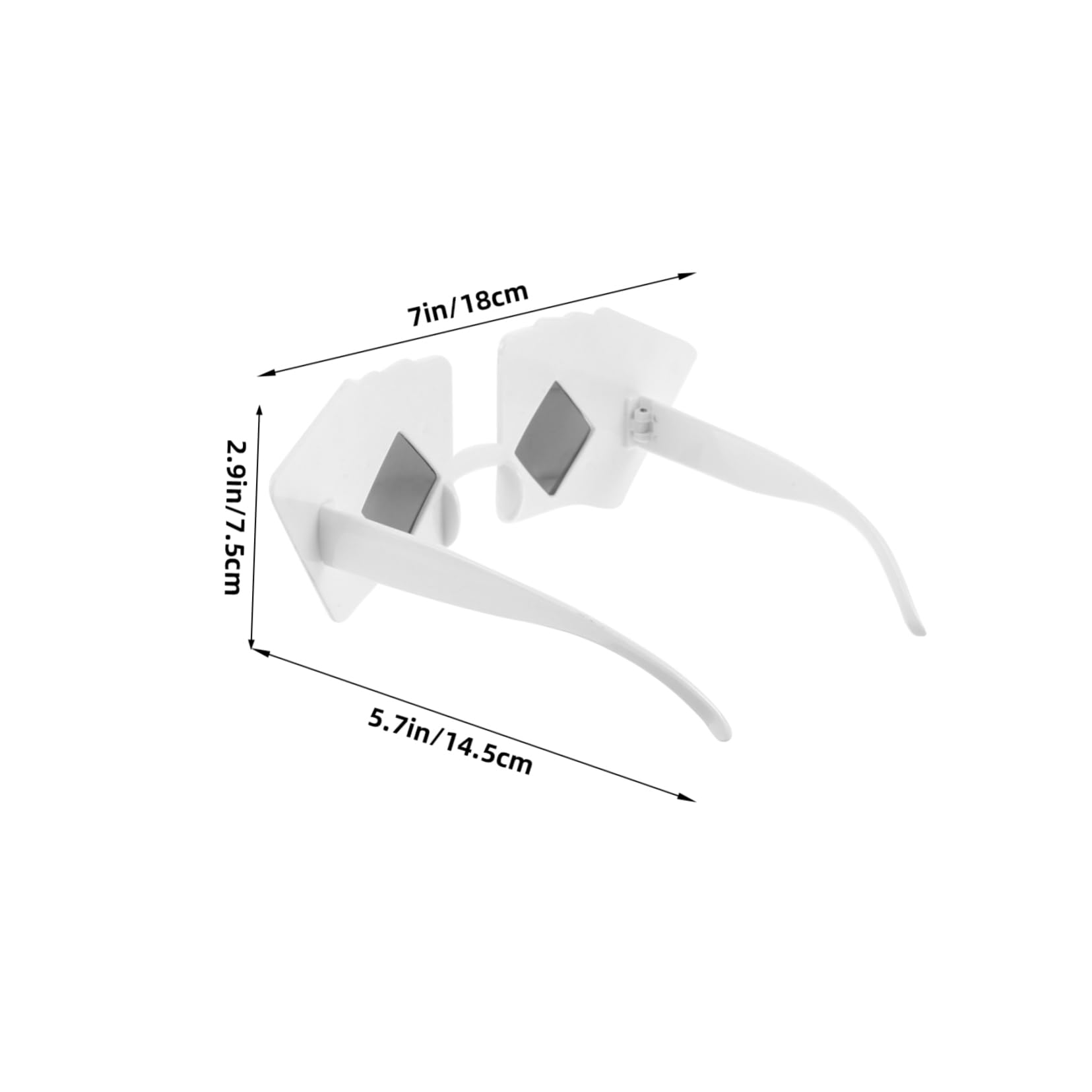 Healeved Funny Poker Glasses for Party Photo Booth Masquerade Poker Eyewear Stylish Playing Card Novelty Eyewear