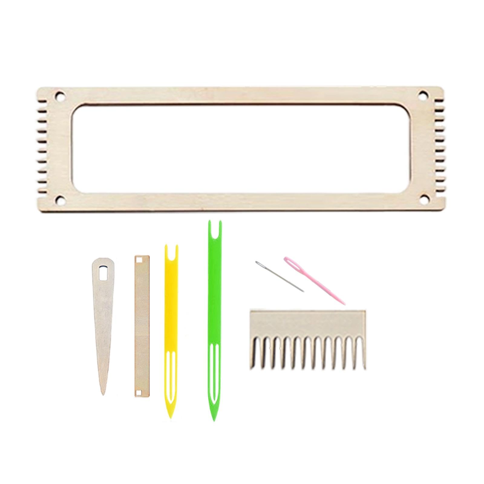 Wooden Weaving Loom Kit Knitting Gift Compact Weaving Loom Machine for Women|| Weaving Looms| Weaving | Needlecrafts & Yarn |Crafts-image-28