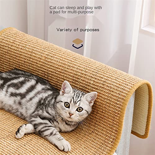 Jinbaihe Arranhador de gato tapete de sisal placa de gato arranhão adequado para afiar unhas raspado