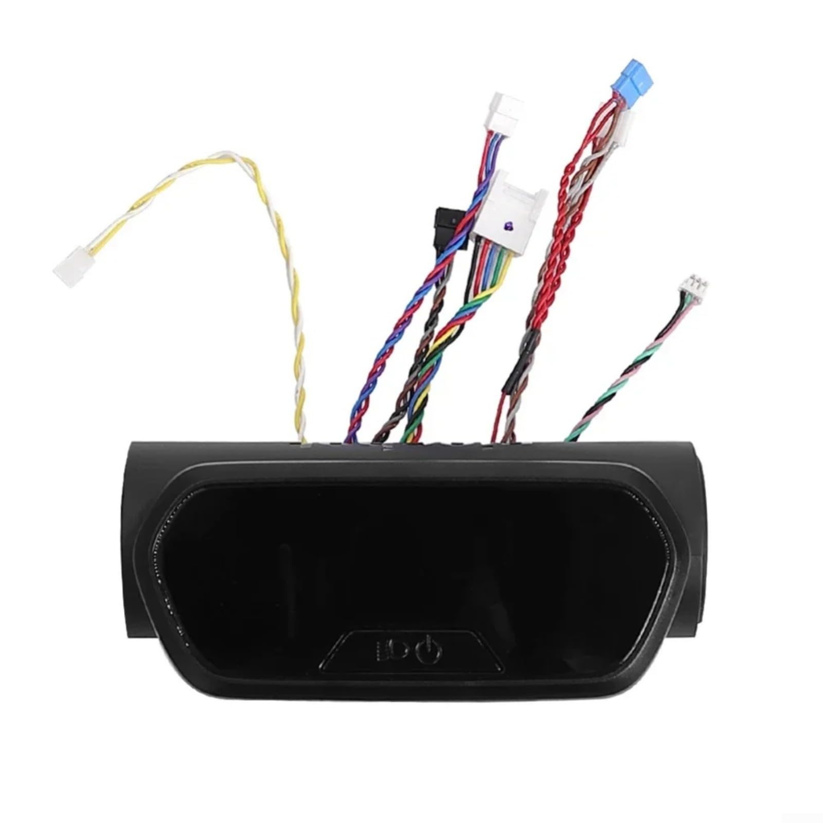 LED-Display Armaturenbrett für Ninebot E2 Pro Elektroroller, klare Sonnenlichtansicht mit Fehlercodes, Echtzeit-Geschwindigkeits-Akku-Kilometerstandsmessung, Schwarz