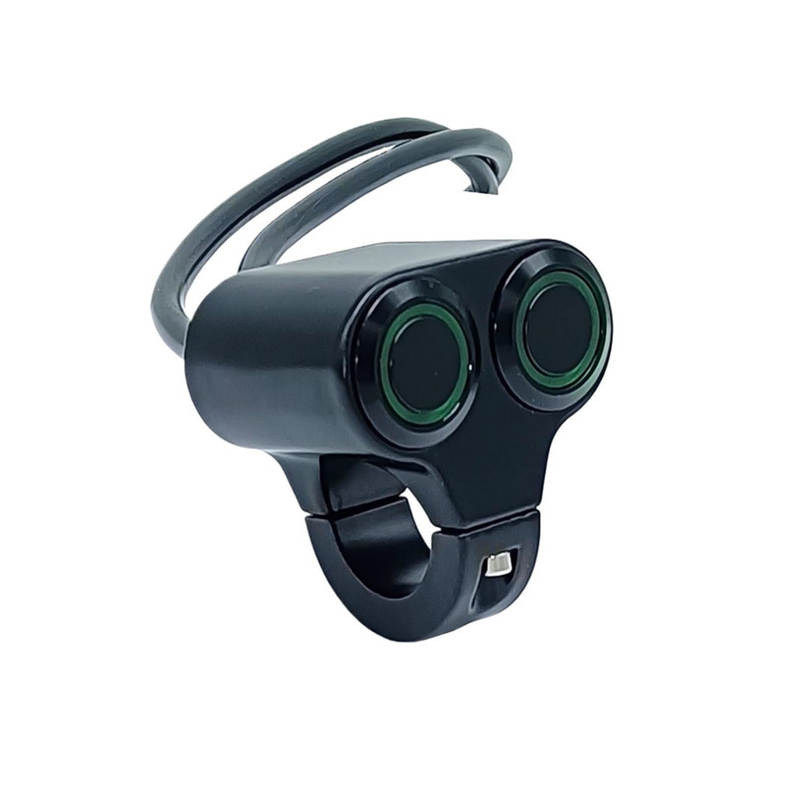 Double Bouton Moto LED Tête Antibrouillard Interrupteur Contrôleur Direction Clignotant Lampe Marche-arrêt Moto Interrupteur Guidon Bouton Guidon Moto Marche