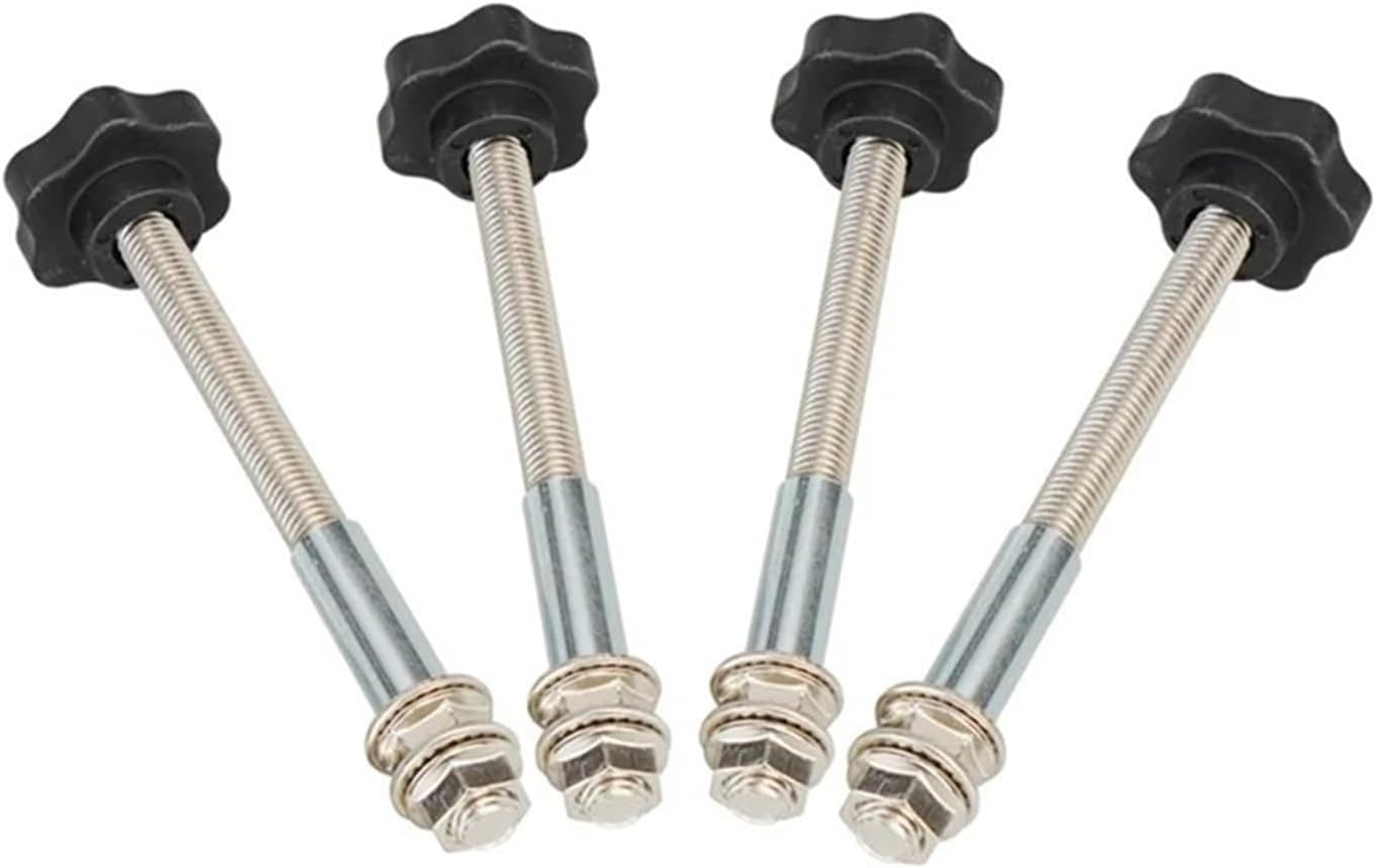 Traction Boards Mounting Pins 1 Set Universal Car Recovery Board Mounting Pins Base Plates Kits Easy-To-Install Escape Mount Safetys Traction