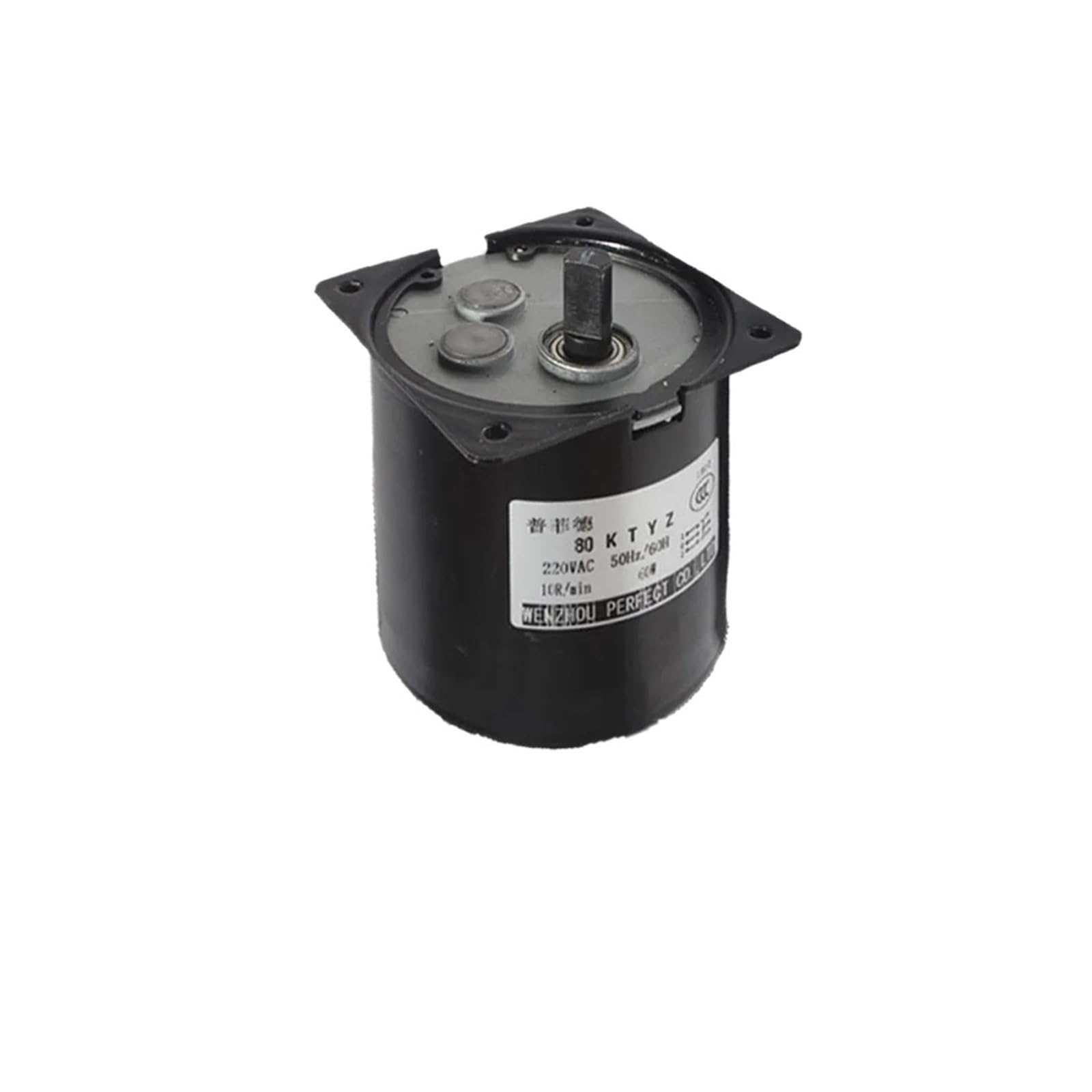 Motor síncrono de imán Permanente de 80KTYZ, 60 W, 220 V CA, con Engranajes de Baja Velocidad en Sentido horario/antihorario, 2,5/5/10/15/20/30/50/60/80/110 RPM(30rpm No Bracket)