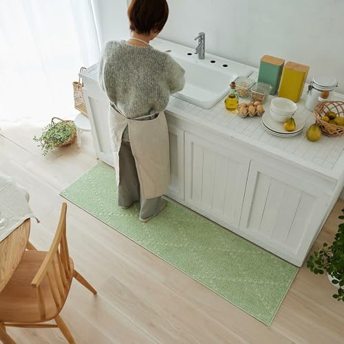�X�~�m�G HOME �L�b�`���}�b�g �|���g 45×240cm ���g�[�Ή� ���{�� �O���[��