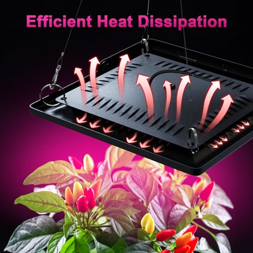 Image of Waterproof Plant Light, 150W Outdoor Grow Lights, Full Spectrum LED Grow Light, Height Adjustable, Silent, Heat Dissipation, for Indoor Outdoor Plant Seedling Growing Blooming Fruiting