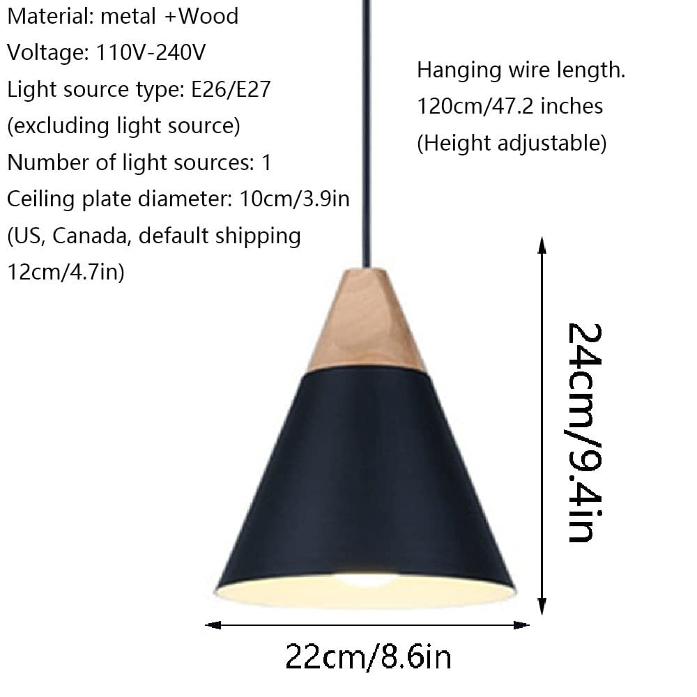 Générique Lampes suspendues LED modernes – Lustre triangulaire bohème for îlot de, salle à manger(Black)