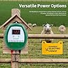 Sptchapn Electric Fence Charger Controller Powered by AC- Multi-Powered,2 Joules High-Power Output Energizer with LED Display,Repels Large Animal Cattle,Horse,Pet,Poultry for Livesock,Orchards,Gardens #4