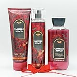 Vampire Blood Bath & Body 3-Piece Set | Includes: 8oz Body Cream, 8oz Fine Fragrance Mist and 10oz Body Wash