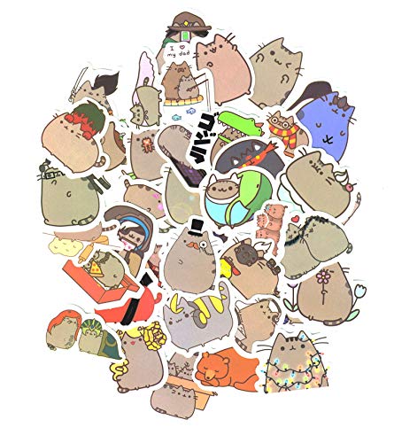 SetProducts  Top Pegatinas! Juego de 101 Pegatinas de Lindos Gatos Vinilos - No Vulgares - Gato, Fashion, Estilo, Bomba - Personalización Portátil, Equipaje, Bicicleta, Moto
