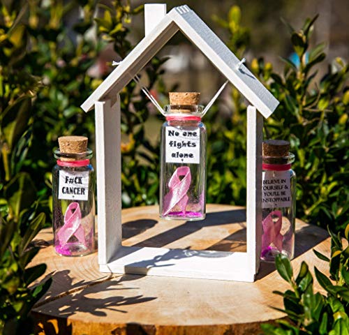 Inspiring Pink Cancer Ribbon Gift for Women - Mindfulness Wish Jar for Breast Cancer Survivors and Supporters - Image 8
