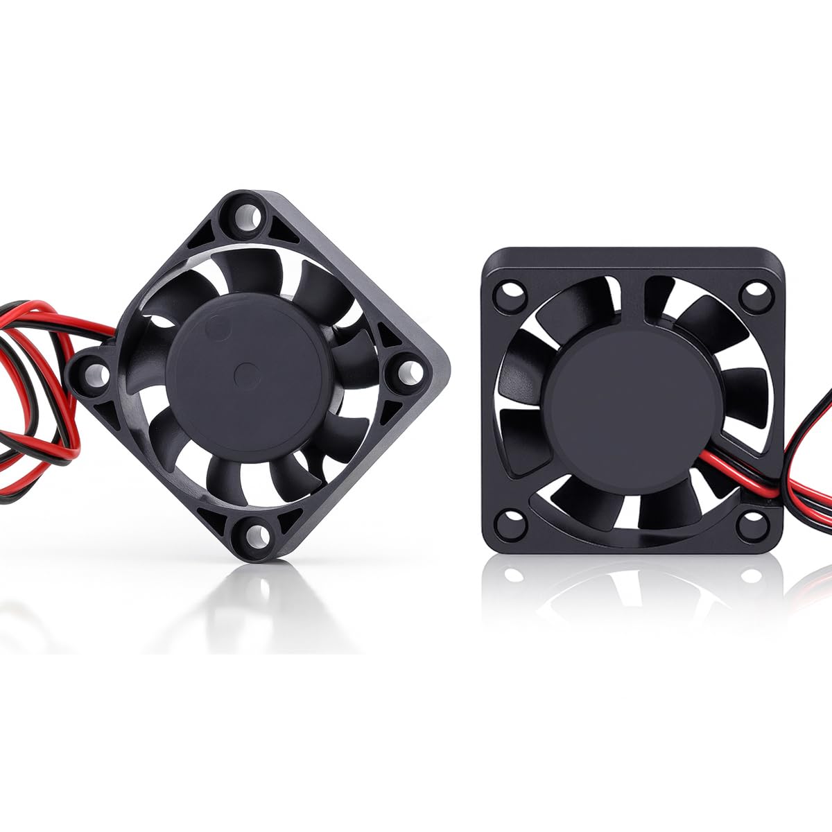 Ventola di raffreddamento 4010, 12 V, 4010, silenziosa, silenziosa, con cuscinetti idraulici CC 12 V 0,12 A, ventola senza spazzole, 40 x 40 x 10 mm, ventola di raffreddamento per stampanti 3D