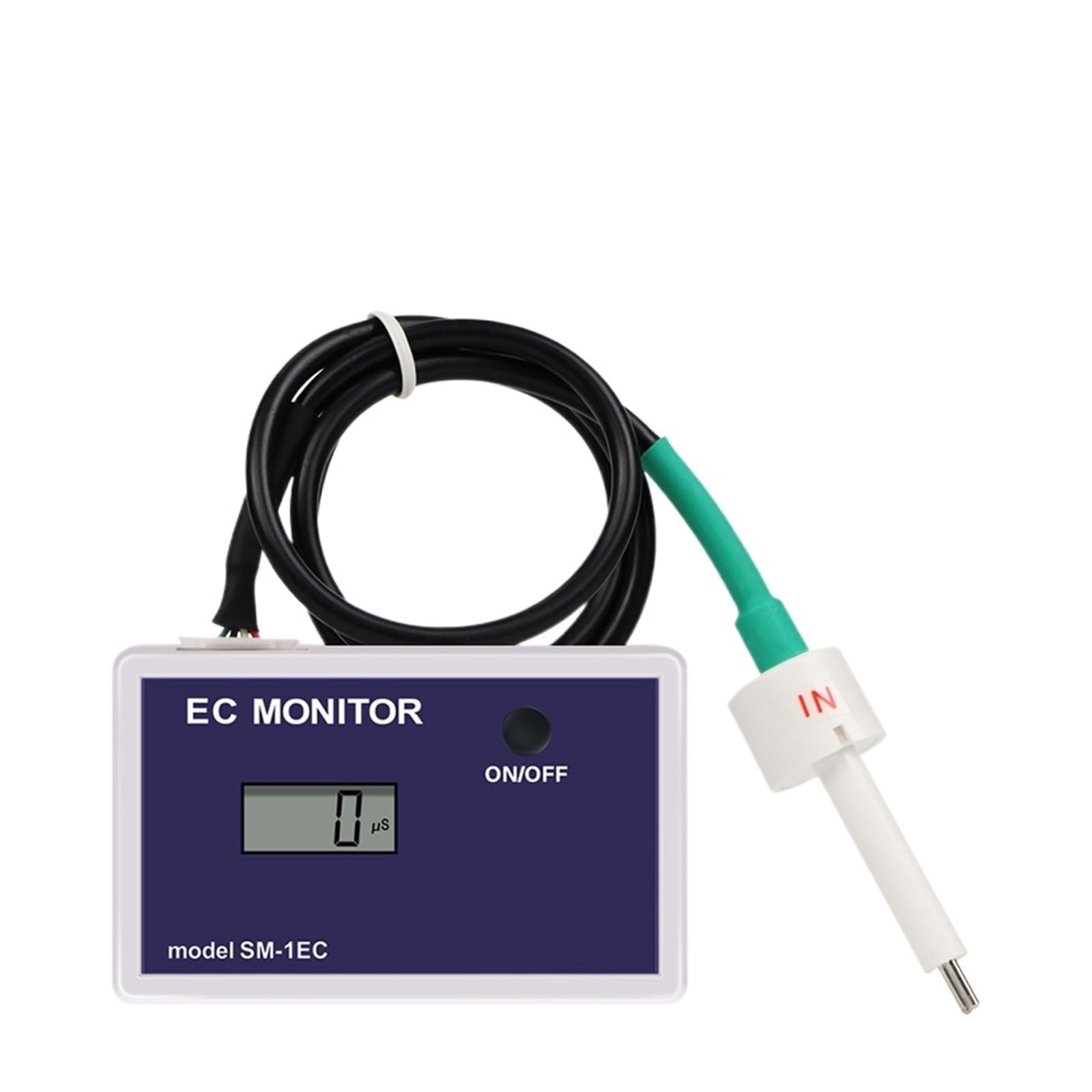 Misuratore di conducibilità elettrica Digitale, Monitor di conducibilità elettrica a Canale Singolo, Display LCD, Tester di qualità dell'Acqua 0-9990