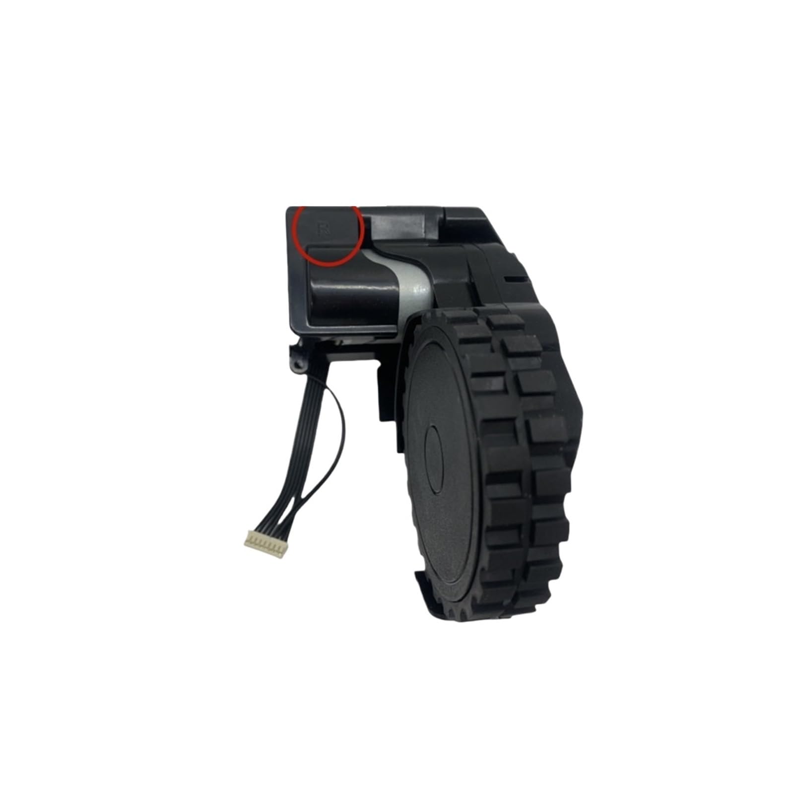 SHENRYLDVX L/R Traveling Wheel,Compatible For Lydsto，R1 S1 R1pro S1pro R1D R1A, Vacuum Cleaner(R black)