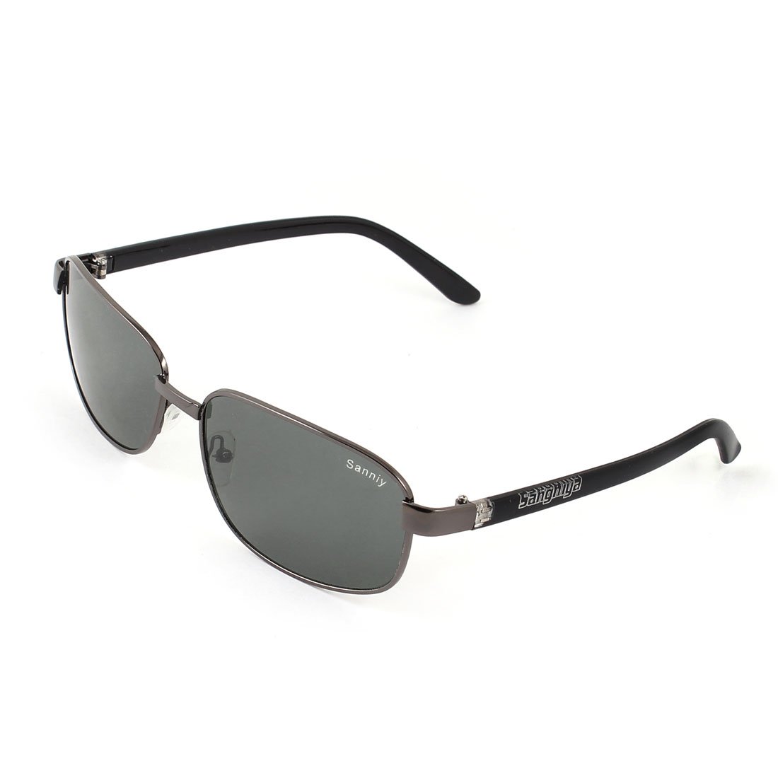 ZHuidjo Men Rectangular Len Metal Full Rim Single Bridge Sunglasses Eyewear (SN: c34 6f1 d6b 598 c91)