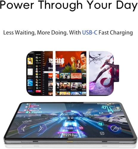 Image of 2-in-1 Laptop /Tablet (2026), Windows 11 PC with Magnetic Keyboard, 1-Year Office 365, 10.1 inch FHD IPS Touchscreen, 8GB RAM 256GB SSD, 6500Y Processor, USB-C, 2 Stereo Speakers for Home Office Students
