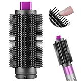 ZEPHBLOW Upgraded Round Volumizng Brush for Dyson Airwrap, Round Brush Attachment Compatible with Airwrap HS01/05/08, Flexible Bristles for Root Lift Volume Frizz Control Styling Volumizing, Rose