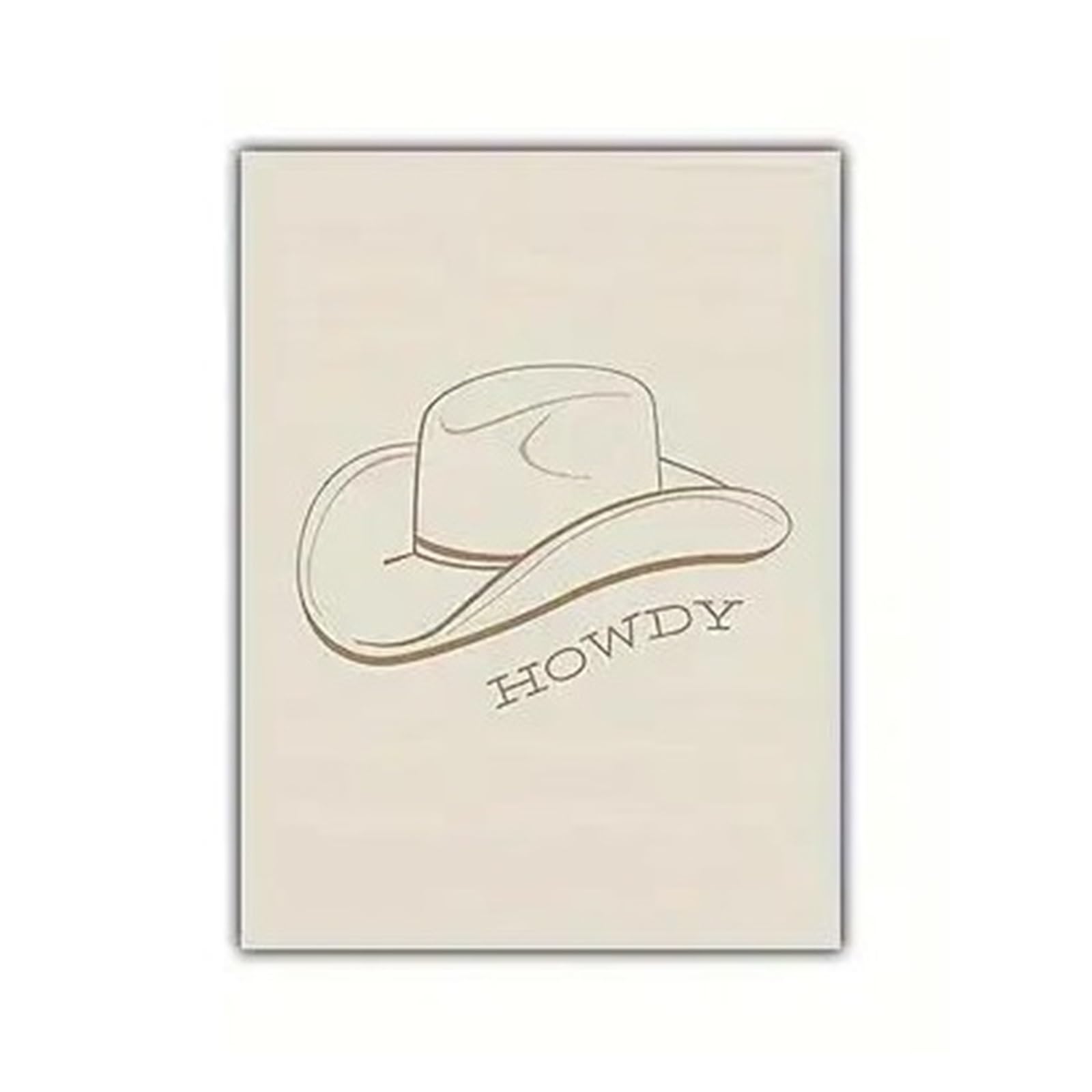Chapeau de cowboy pour chambre et salon célébrant l'esprit sauvage de l'Ouest américain