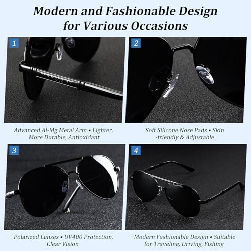 Men's Polarized Sunglasses UV Protection3