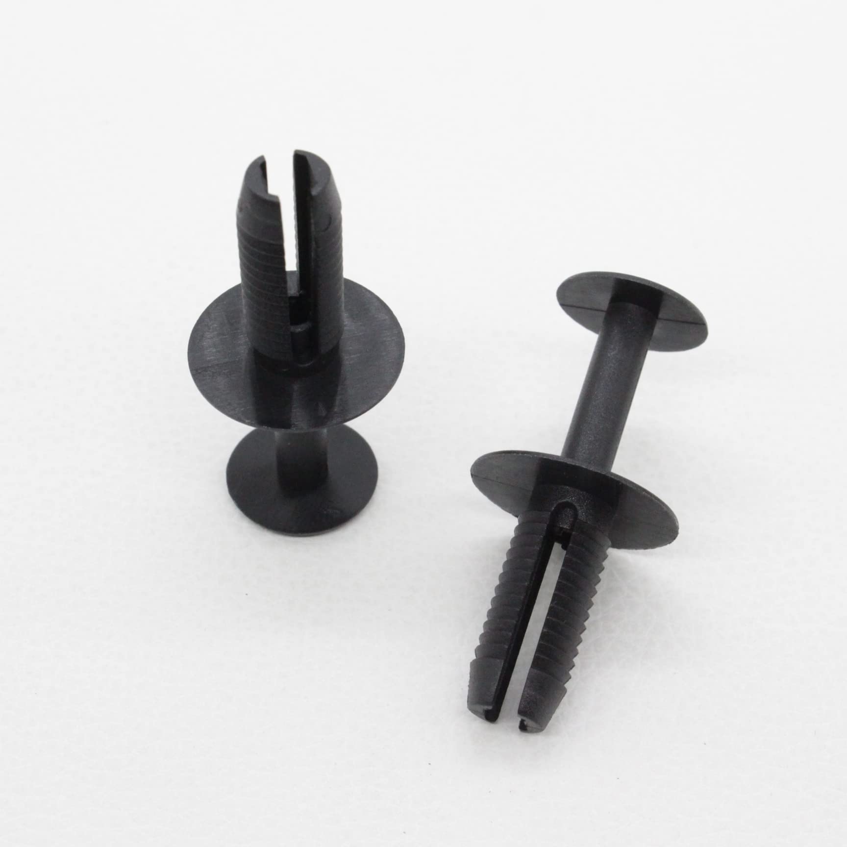 DZMZL Plastic Rivet Trim Clip X10 Black Nylon For BMW 51127004445 Front Bumper Absorber and Rear Sill Plate