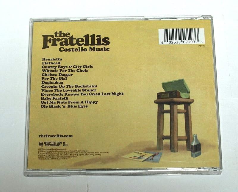 Amazon.co.jp: THE FRATELLIS/COSTELLO MUSIC ザ・フラテリス 13曲入り 