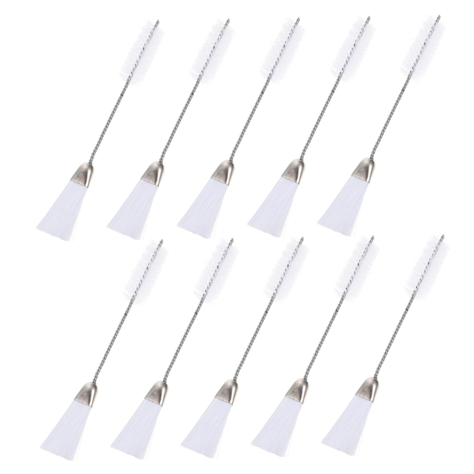 Yardenfun 10pcs Sewing Machine Brush Sewing Machine Cleaning Keyboard Brush Cleaner Double- Ended Brush Bristles Model Keyboard Cleaning Brush Corner Nylon Cleaning Kit Computer