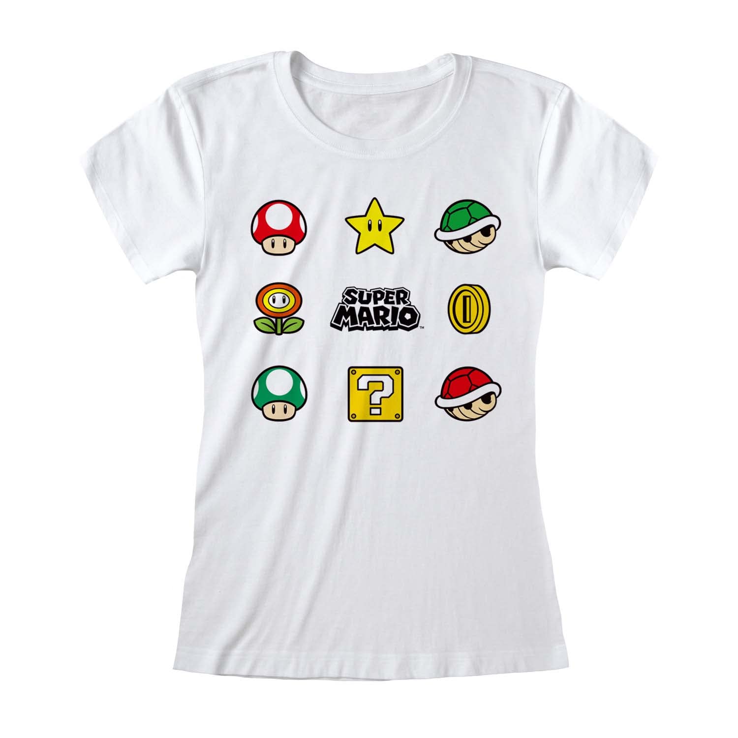 Nintendo Super Mario - Items (Fitted)