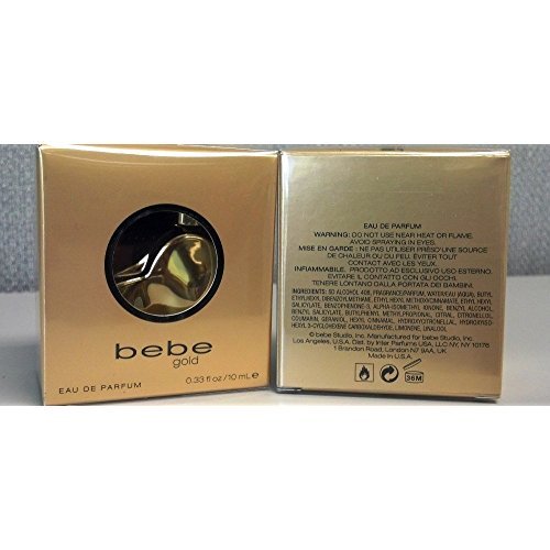 Bebe Gold Women Eau De Parfum Spray (Mini), 0.33 Ounce