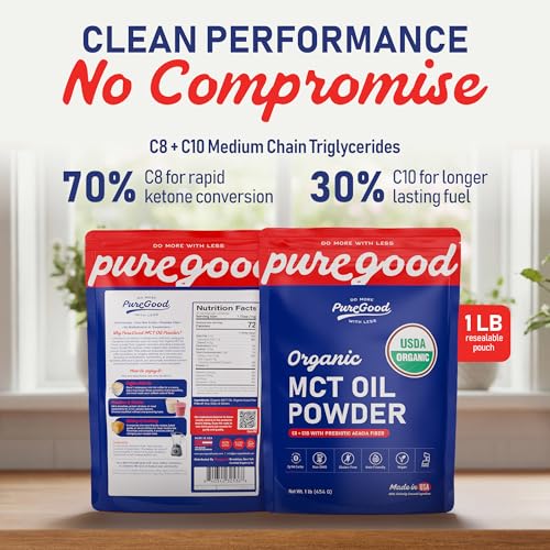 PureGood Organic MCT Oil Powder