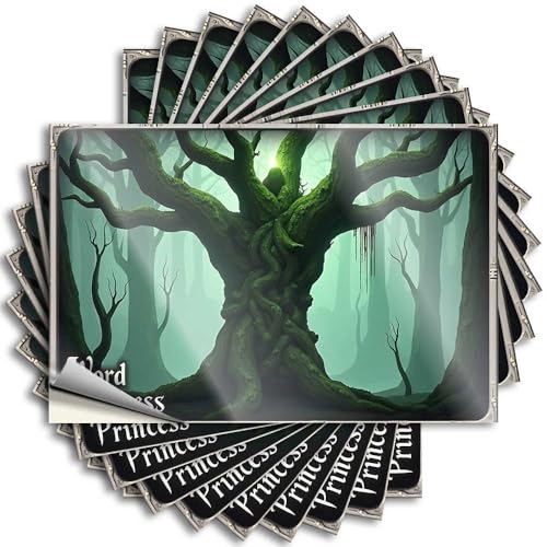 LOP Pegatinas para parachoques, bosque encantado: El cuento de la palabra, calcomanías de princesa, 10 unidades de pegatinas para caja de calcomanías para parachoques (12 x 18 cm)