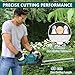 Umelee Heckenschere Akku Grasschere mit 53cm Strauchscherenmesser, Rasenkantenschneider, Gartenschere Kompatibel mit Makita 18V Li-Ion Akkus BL1860 BL1850 BL1840 BL1830 BL1820 (Ohne Akku)