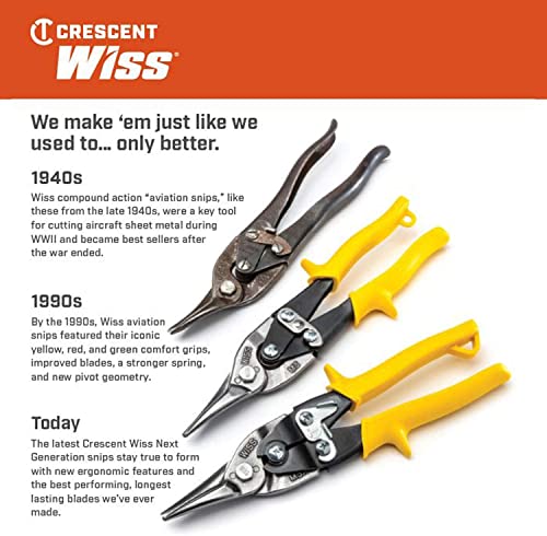 Crescent Wiss 9-3/4 Inch MetalMaster Compound Action Snips - Straight, Left and Right Cut - M3R by Wiss - Image 9