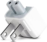 Vista 2 de Adaptador de pared de CA Duckhead, cargador de pared de EE. UU., cable de CA estándar de EE. UU. Cabezal de pato para McBook Maci Book/teléfono/Pod