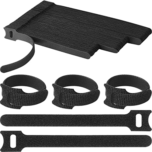 Pasow 60 Stück Mikrofaser Klett Kabelbinder