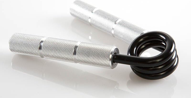 Image of Anuash 150 lbs Metal Hand Grip Strengthener | Heavy Duty Forearm & Wrist Exerciser for Strength Training | Aluminum Grip Trainer for Muscle Building, Finger Exercise & Home Gym Fitness (Silver)