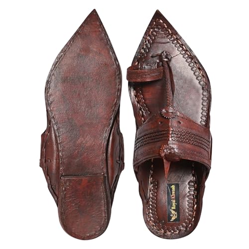 Image of Kolhapuri Chappal for Men| Kolhapuri Slippers for Men| kolapuri chapal Men| Leather Slippers for Men| Leather Chappal for Men-CS-AB-Parent A13