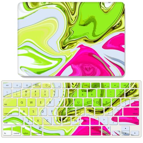 Carcasa MacBook Pro 13 A1278 diseño mármol fluido para trabajar en cafeterías