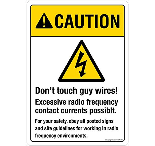 Safety Sign Store eccessiva Radio Frequency