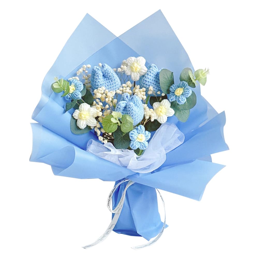 Amazon.com: Chordobe Crochet Flower Tulip Bouquet: Handmade