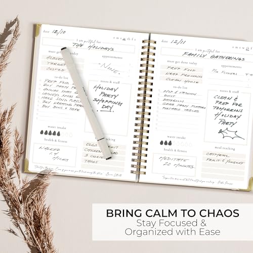 Beautiful To Do List Notebook - Aesthetic Daily Planner to Easily Organize Your Tasks And Boost Productivity - Stylish Undated ADHD Planner Gift and The Perfect School or Office Supplies For Women - Thumbnail 2