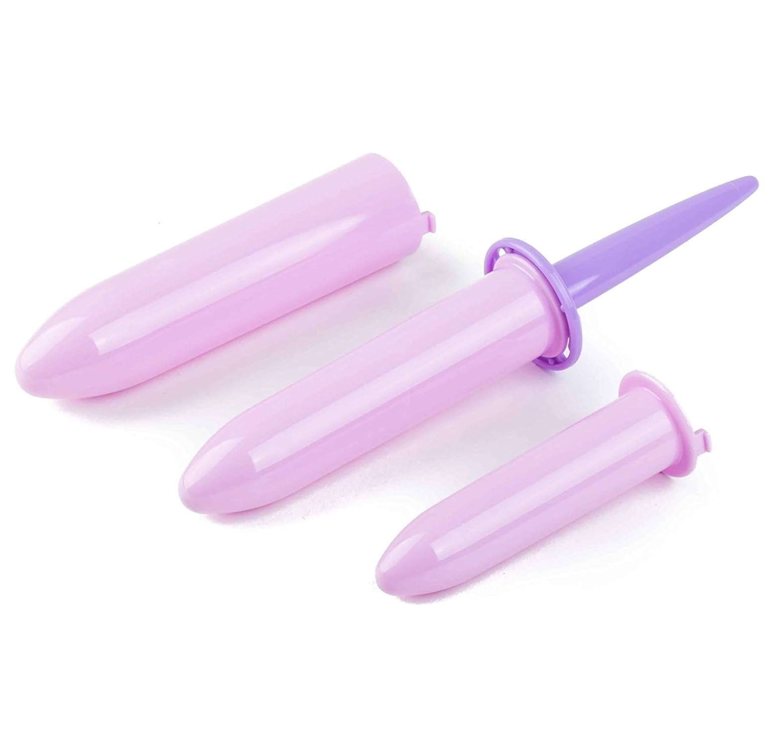 Med Italia Service - Vaginaldilatatoren zur Linderung von Beckenschmerzen bei Vaginismus oder Vulvodynie - Kit mit 3 Einheiten (VELVI MAXI)